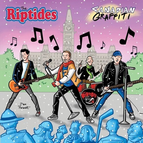 Riptides The - Canadian Graffiti (Splatter Vinyl L