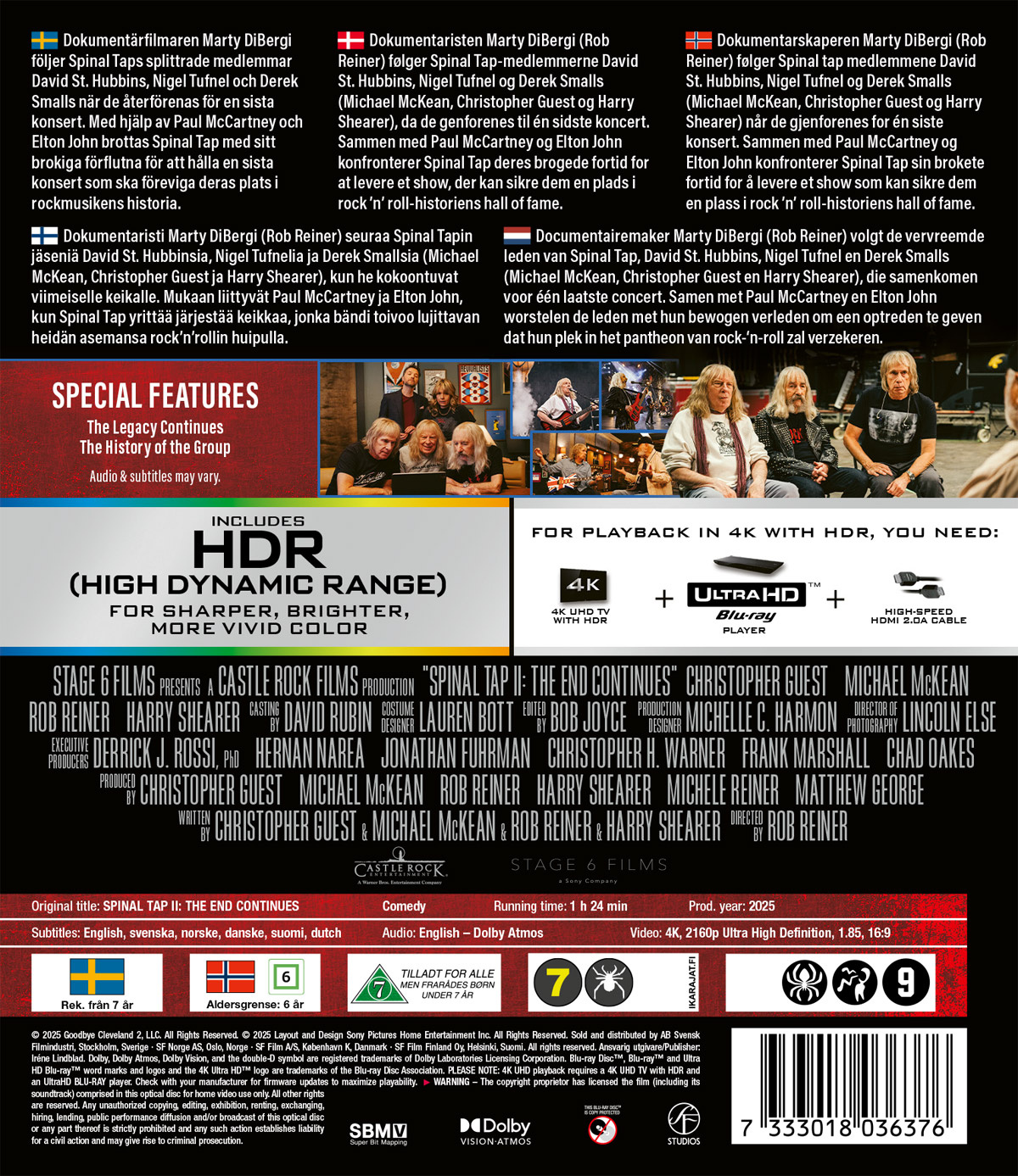 Movie - Spinal Tap Ii: The End Continues (Uhd)