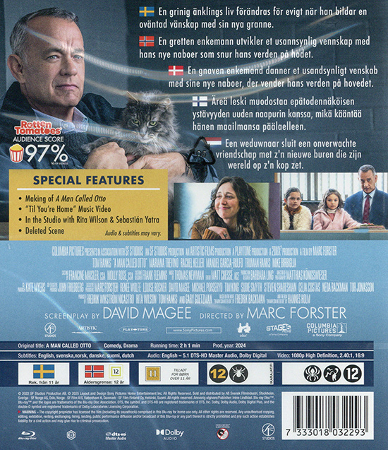 Movie - Man Called Otto, A (2022) (Bd) Bnl+Nc