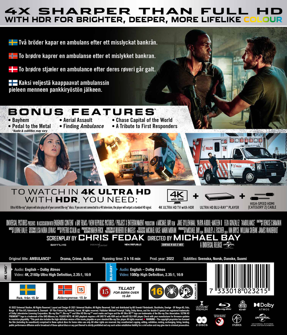 Movie - Ambulance (4K+Bd)