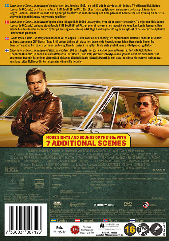 Movie - Once Upon A Time... In Hollywood (Dvd) B