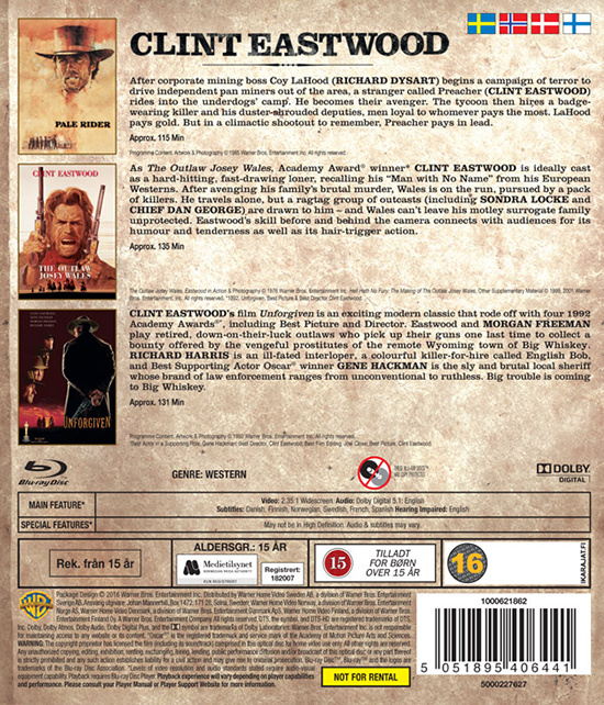 Movie - Clint Eastwood Western Coll. (Bd/S/N)