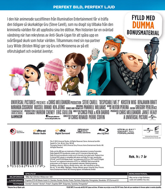 Movie - Despicable Me 2 Bd S-T
