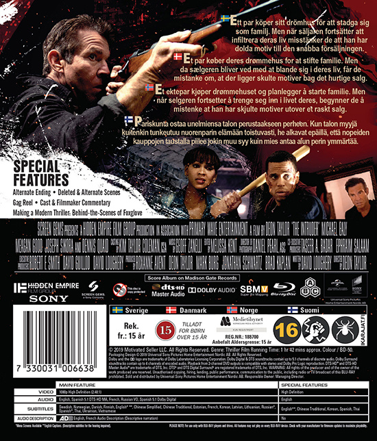 Movie - Intruder, The Bd S-T