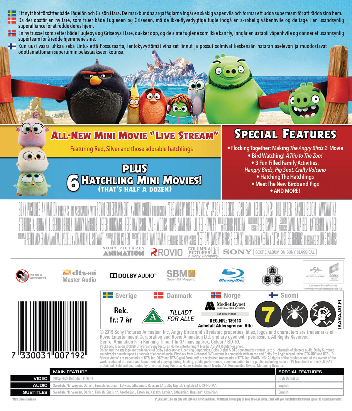 Movie - Angry Birds Movie 2, The Bd S-T
