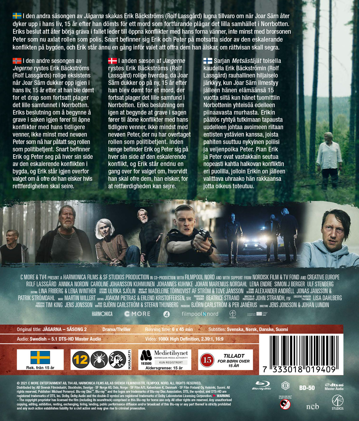Movie - Jägarna - Season 2 Tv-Serie (Bd)