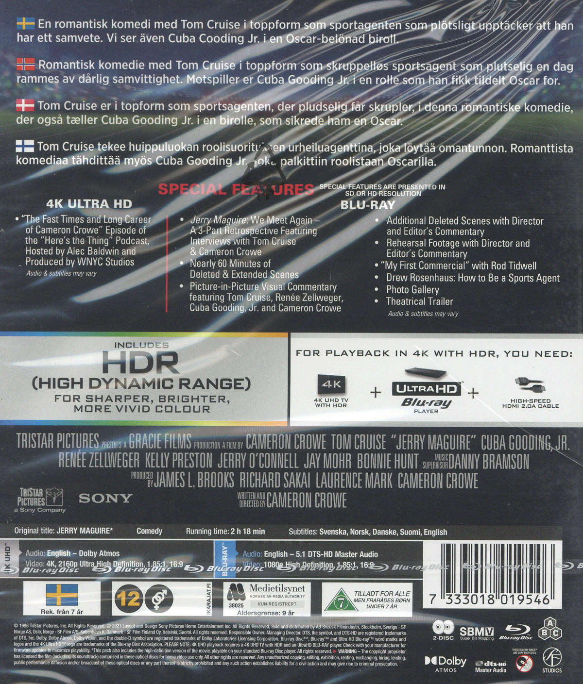 Movie - Jerry Maguire (4K+Bd)