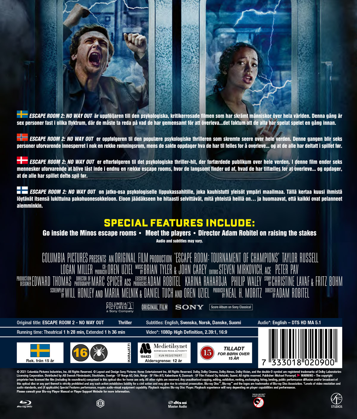 Movie - Escape Room 2 (Bd)