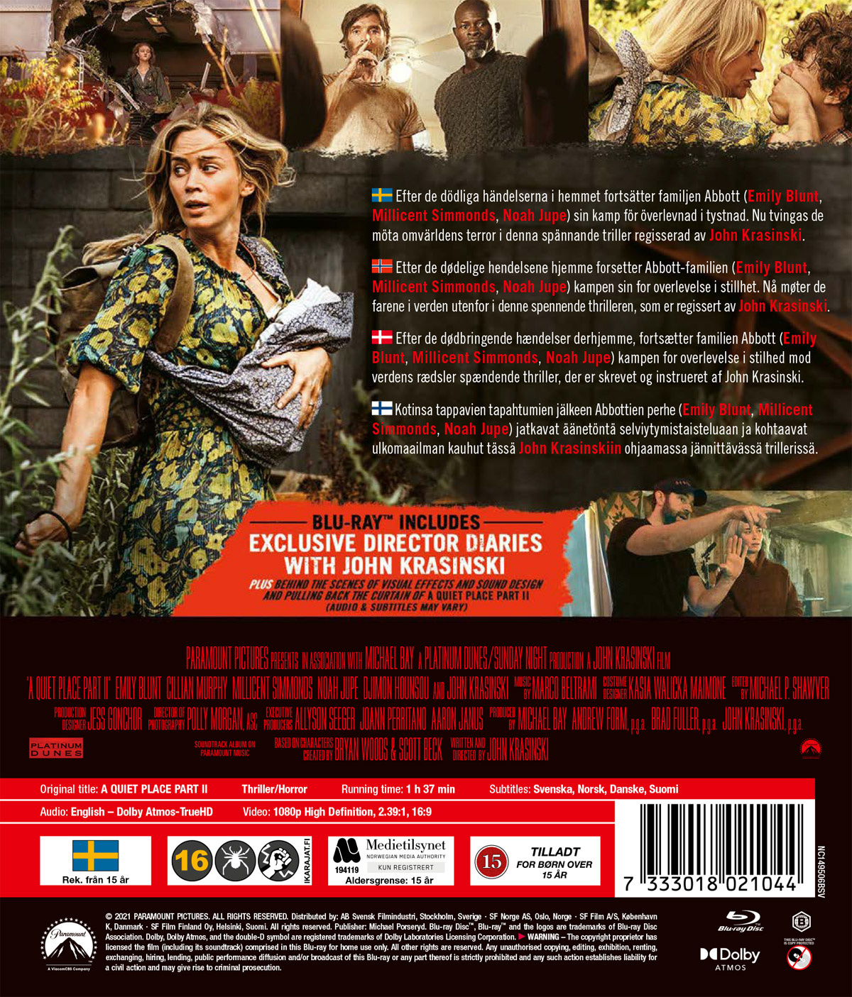 Movie - Quiet Place Part Ii, A (Bd)