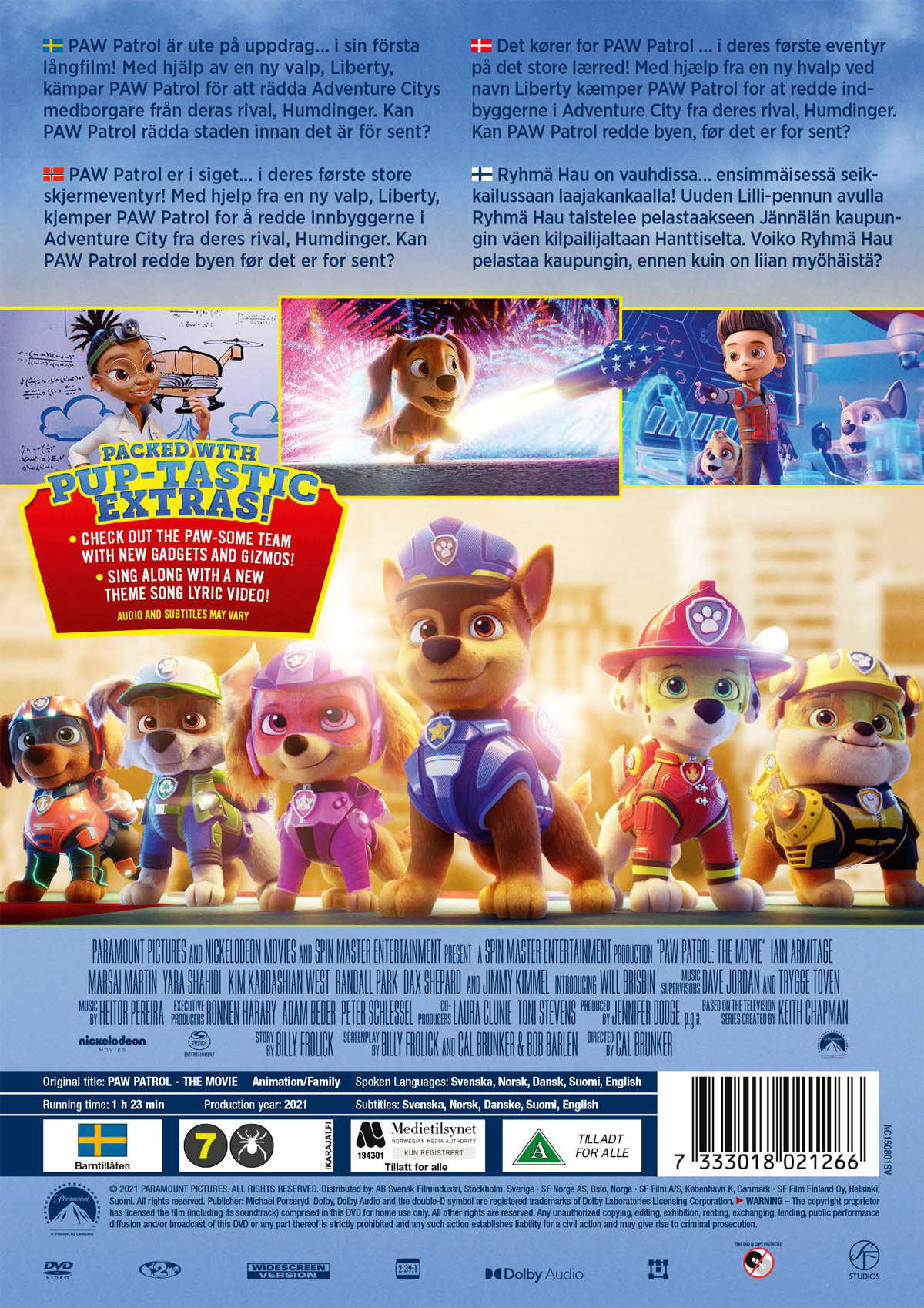 Movie - Paw Patrol: The Movie (Dvd)