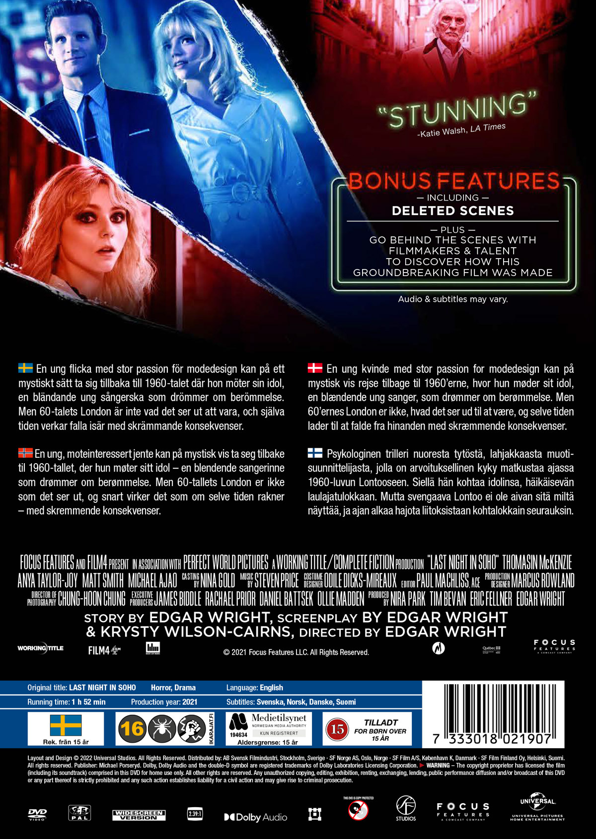 Movie - Last Night In Soho (Dvd)