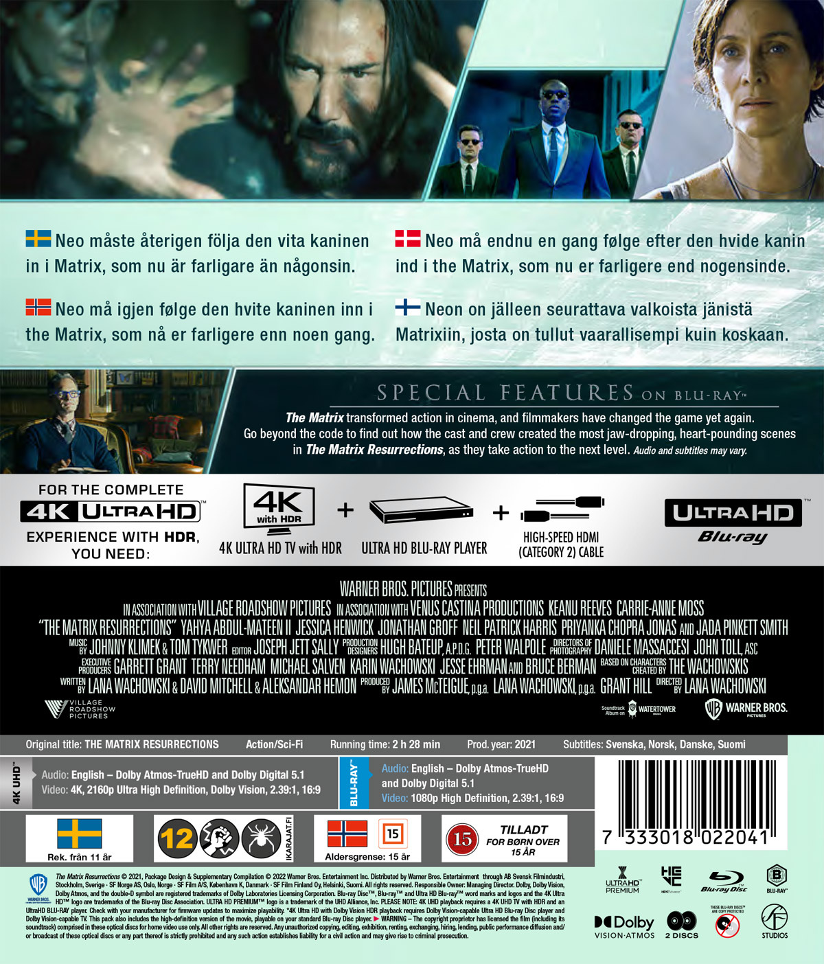 Movie - Matrix Resurrections, The (4K+Bd)