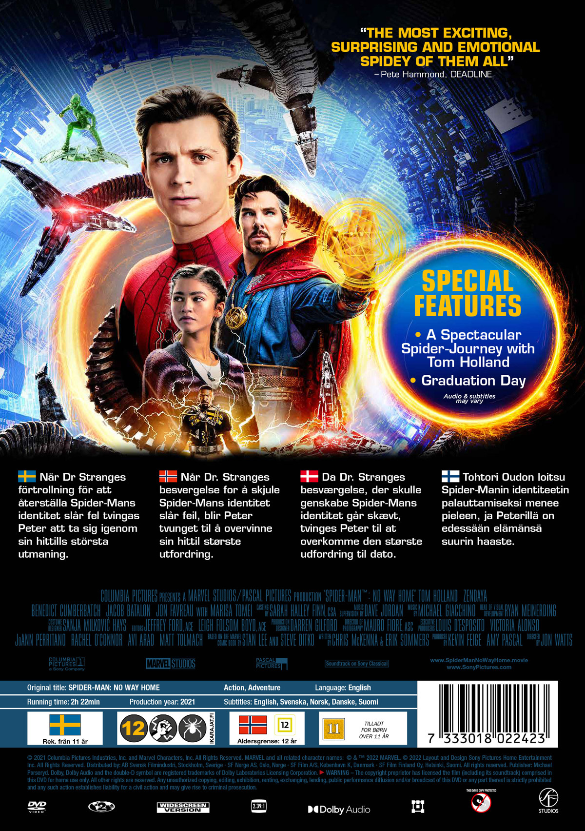 Movie - Spider-Man: No Way Home (Dvd)