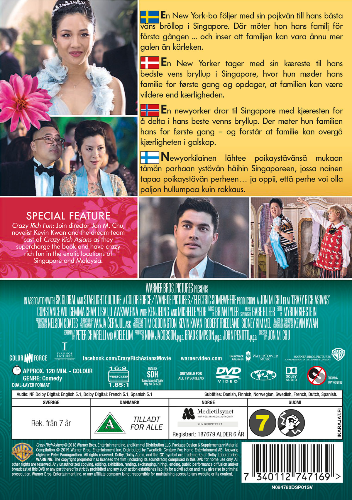 Movie - Crazy Rich Asians Dvd
