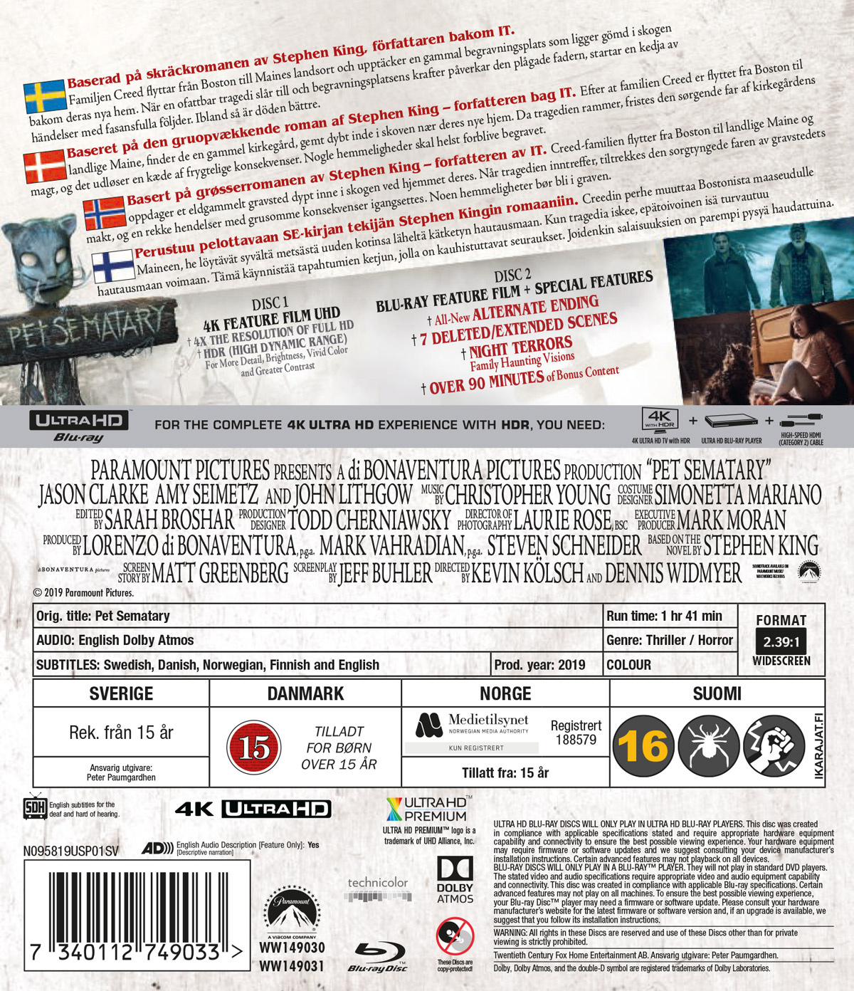 Movie - Pet Sematary (2019) Uhd