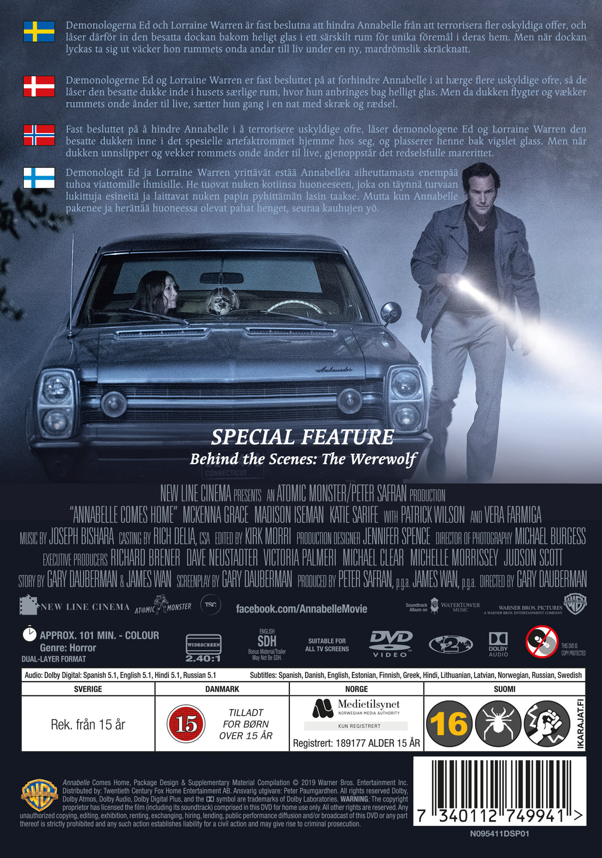 Movie - Annabelle Comes Home Dvd