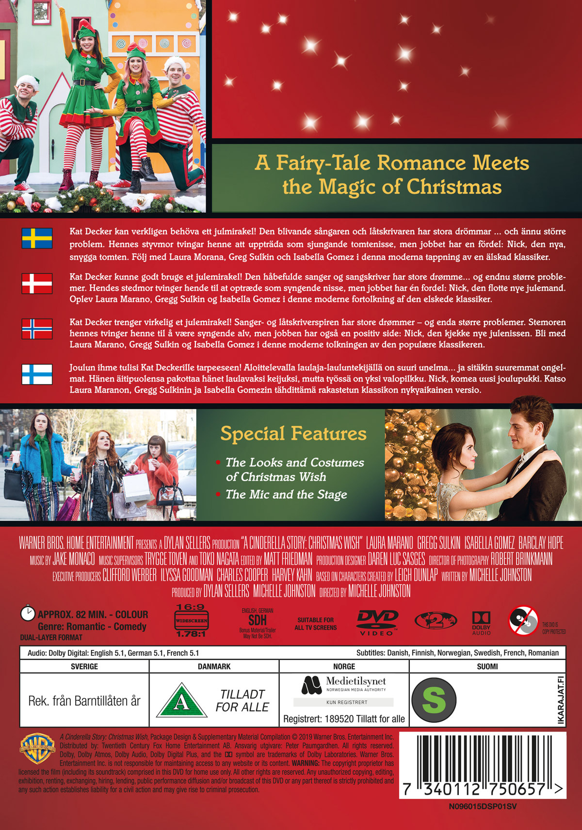 Movie - A Cinderella Story A Christmas Wish Dvd