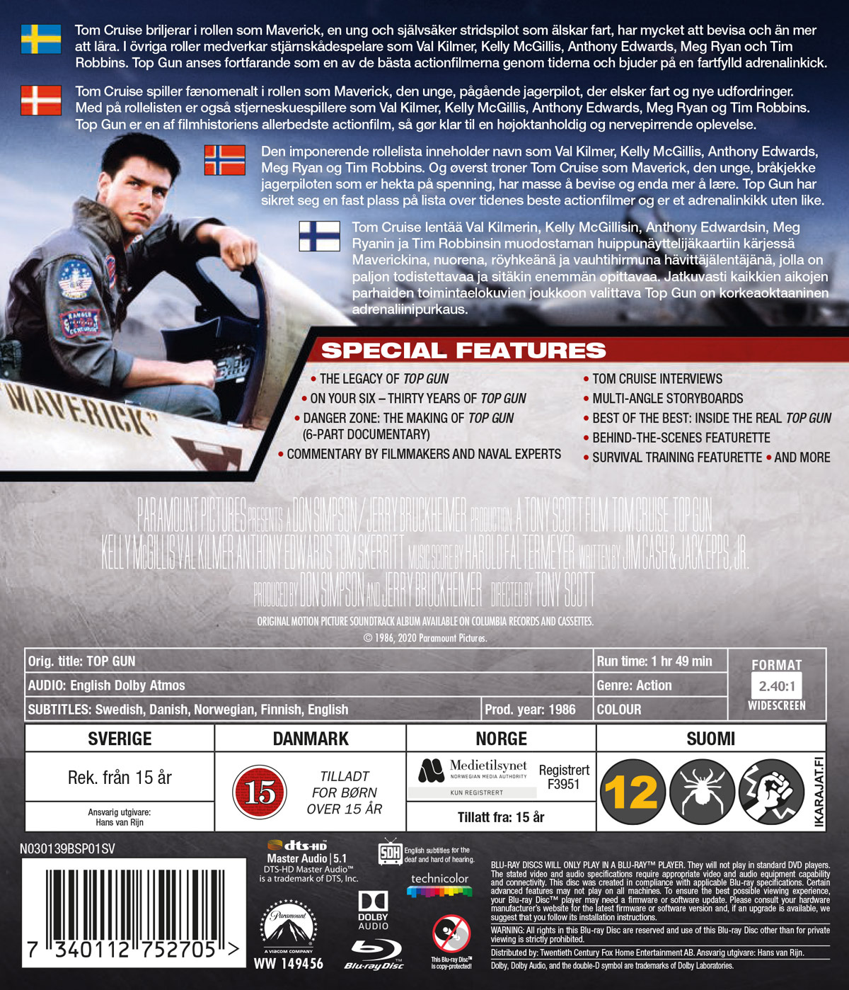 Movie - Top Gun Bd