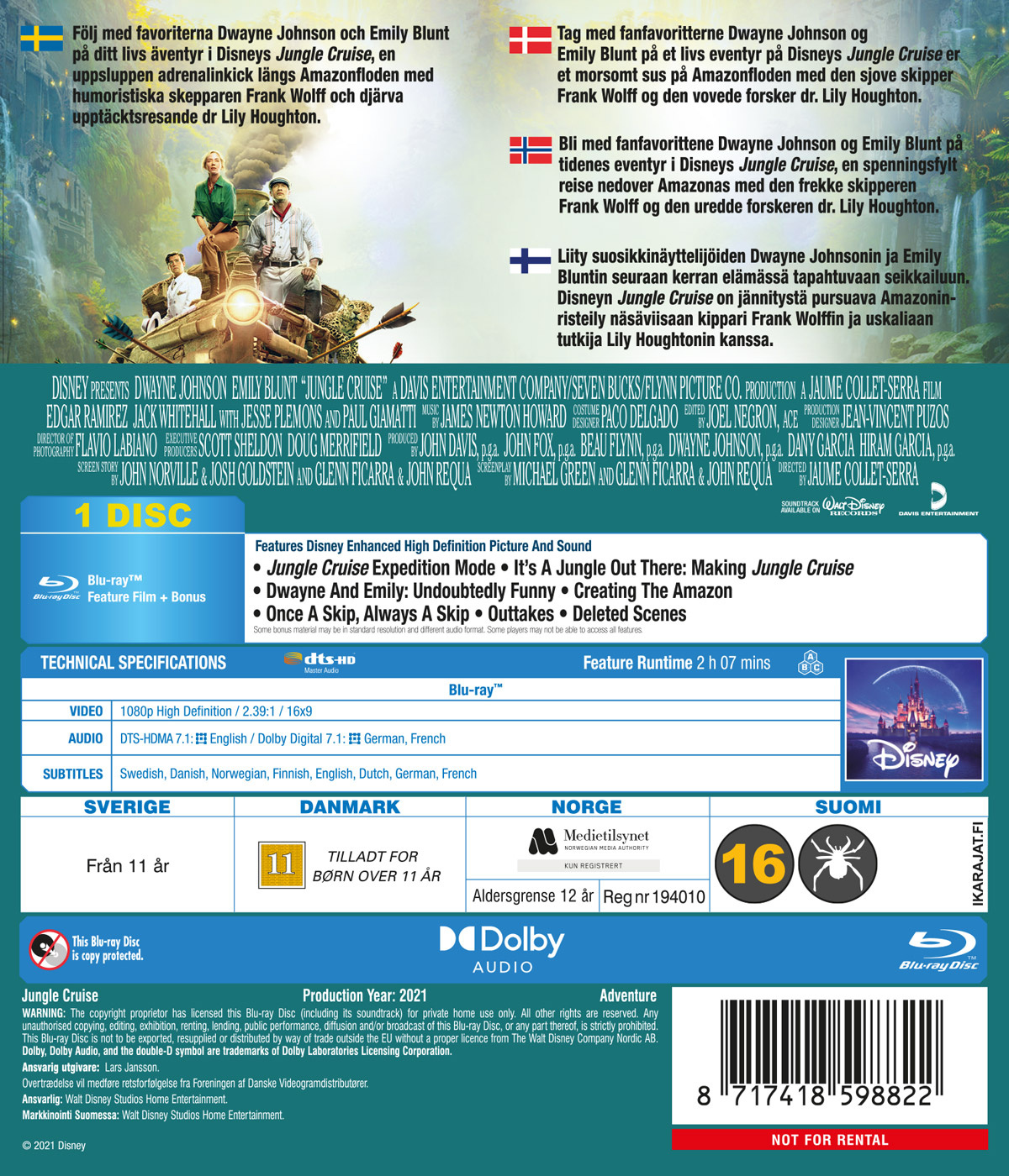 Movie - Jungle Cruise (2021)-Bd