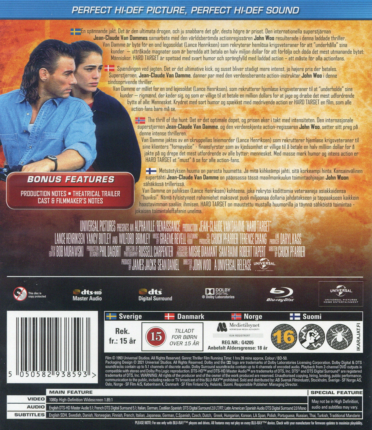 Movie - Hard Target Bd S-T