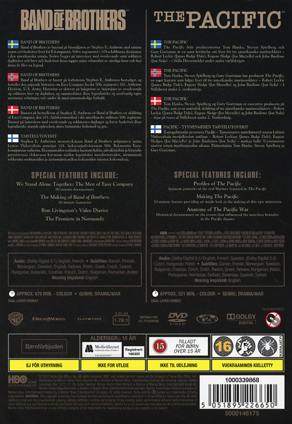 Movie - Band Of Brothers/Pacific Box (Dvd/S/N)