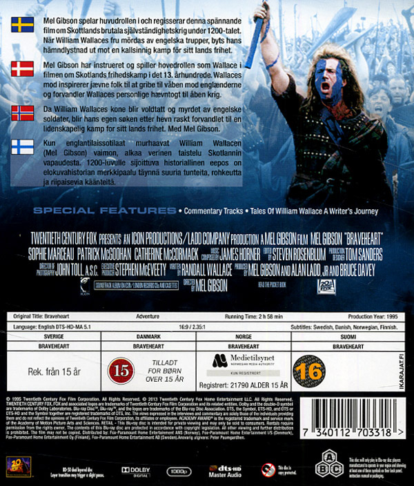 Movie - Braveheart Bd