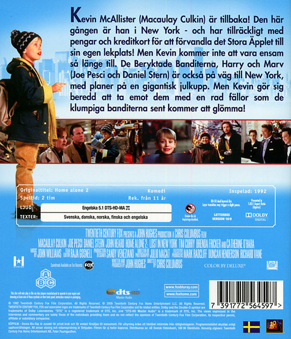 Movie - Home Alone 2 Bd