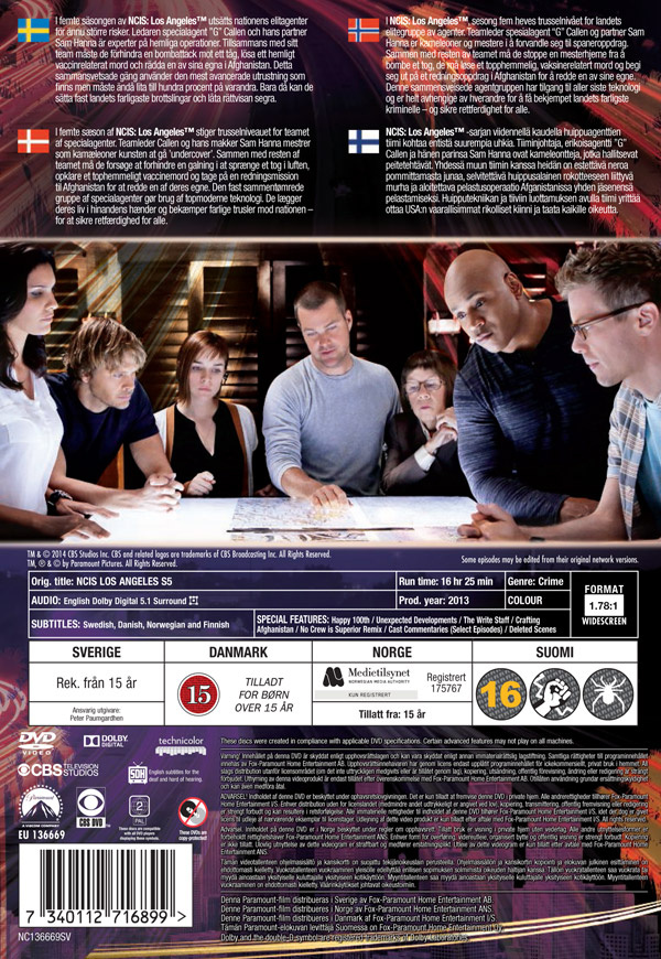 Movie - Ncis Los Angeles S05 Dvd