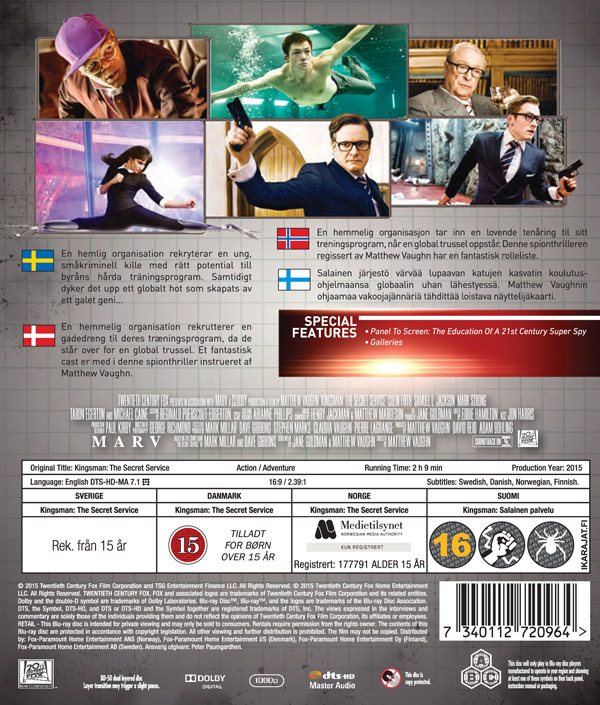 Movie - Kingsman: The Secret Service Bd