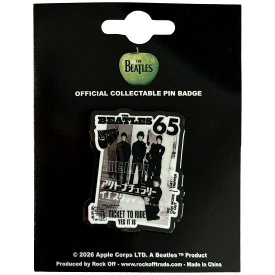 The Beatles - 1965 Pin Badge