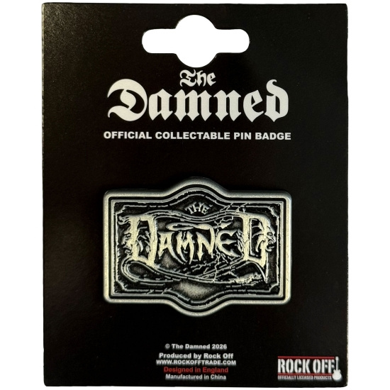 Damned - The Black Album Logo Pin Badge