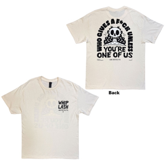 Architects - Whiplash Who Gives A Fuck Uni Natrl T-Shirt