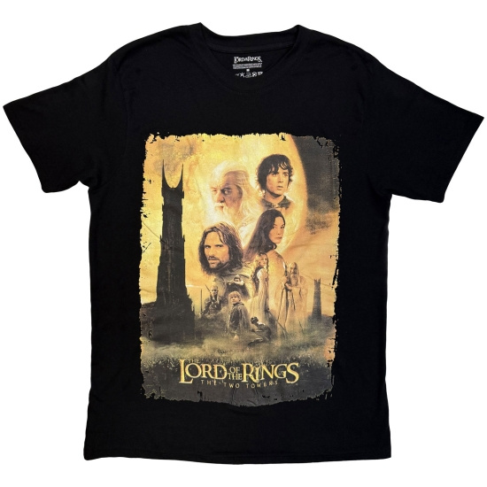 Lord Of The Rings - The Two Towers Poster Uni Bl T-Shirt