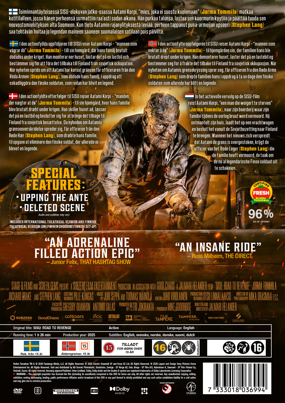 Movie - Sisu: Road To Revenge (Dvd)