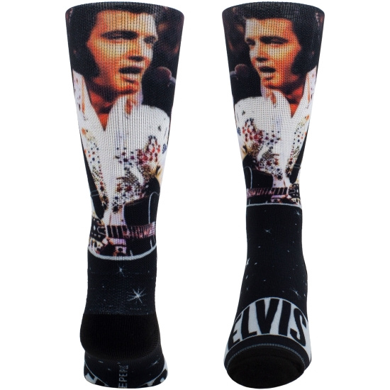 Elvis Presley - Mic Sublimation Uni Bl Socks