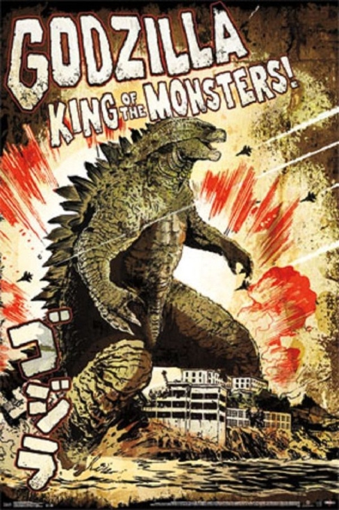 Movie Poster - Godzilla 91,5 x 61 cm