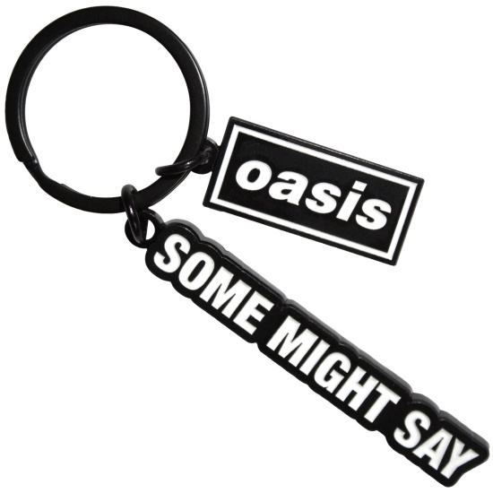 Oasis - Some Might Say Decca Logo Charm Keychain