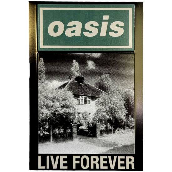 Oasis - Live Forever Single Magnet