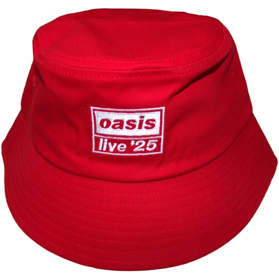 Oasis - Live 25 Logo Red Bucket Hat