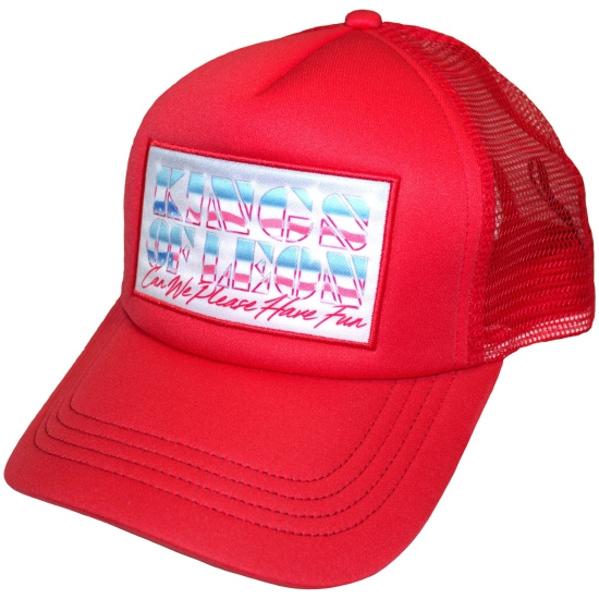 Kings Of Leon - Can We Please Have Fun Border Red Mesh-Back Cap
