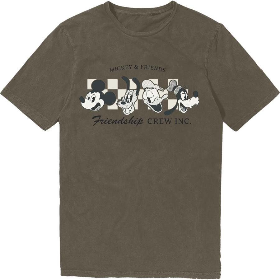Disney - Mm Friendship Crew Inc Stone Wash Uni Green T-Shirt