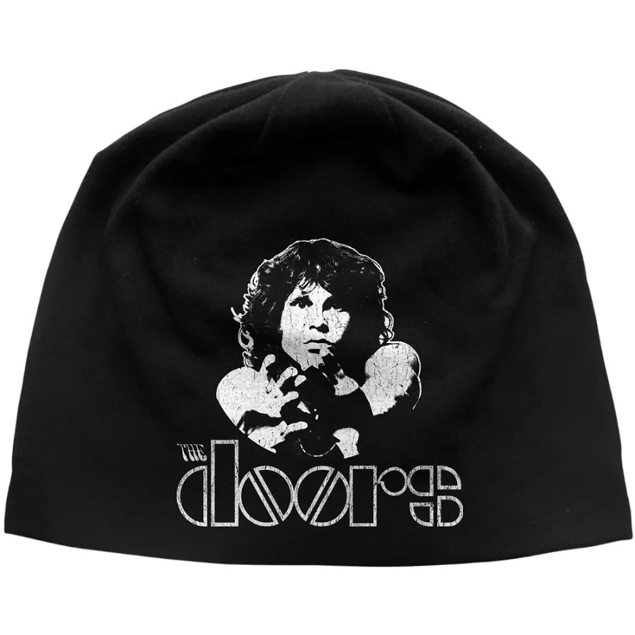 The Doors - Unisex Beanie Hat: Jim Morrison Jd Print (Black)