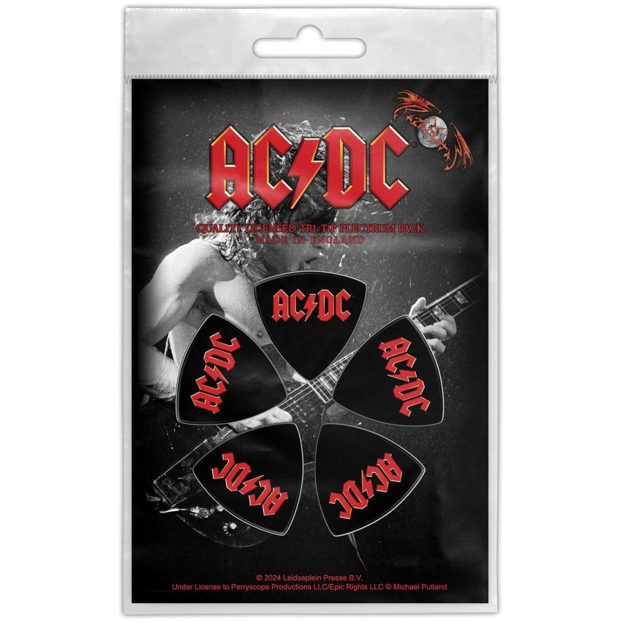 Ac/Dc - Tri-Tip Plectrum Pack: Logo