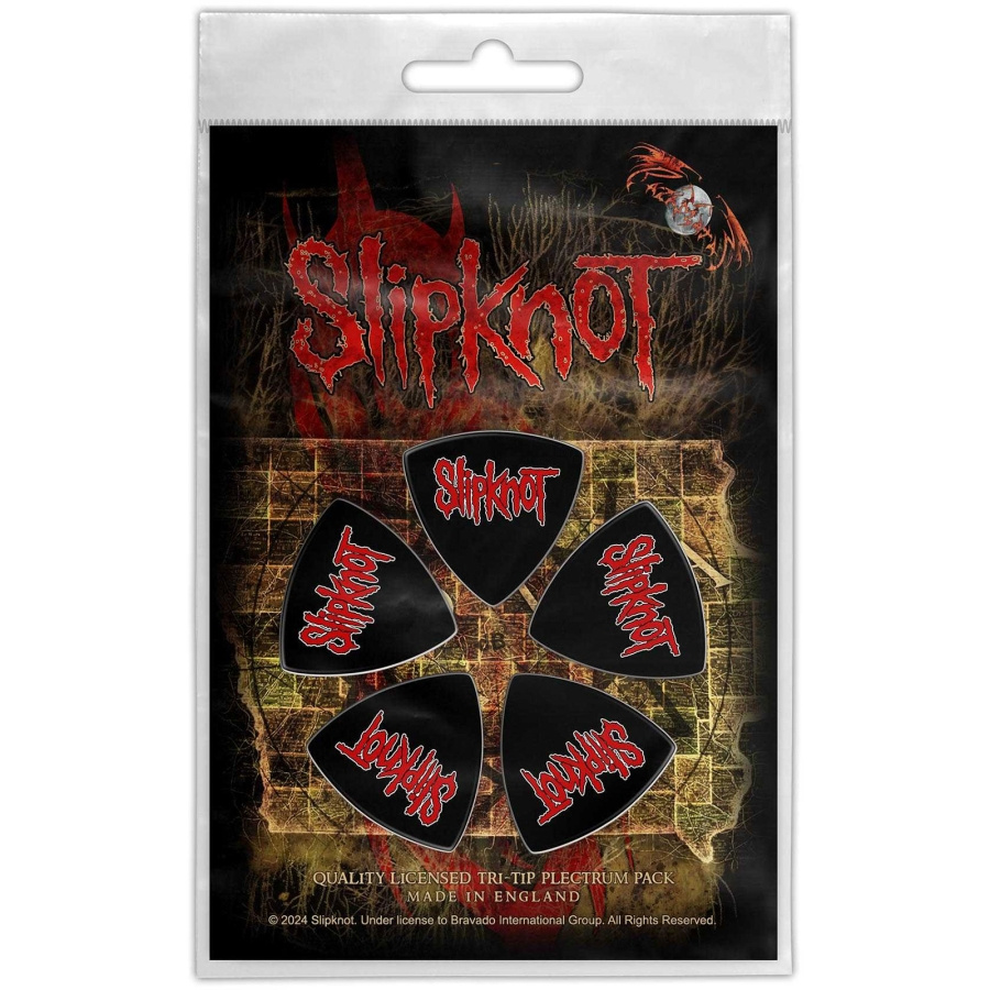 Slipknot - Tri-Tip Plectrum Pack: Logo