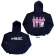 Gorillaz - Unisex Pullover Hoodie: Cracker Island (Navy Blue) (Back Print) Gorillaz - Unisex Pullover Hoodie: Cracker Island (Navy Blue) (Back Print)