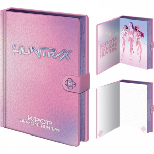 K-Pop Demon Hunters - Premium Anteckningsbok Med Dragkedja A5