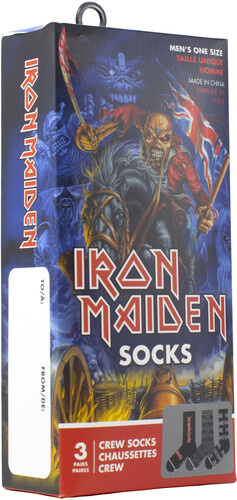 Iron Maiden - Crew Socks (Assorted Styles 3 Pack Gift Box)