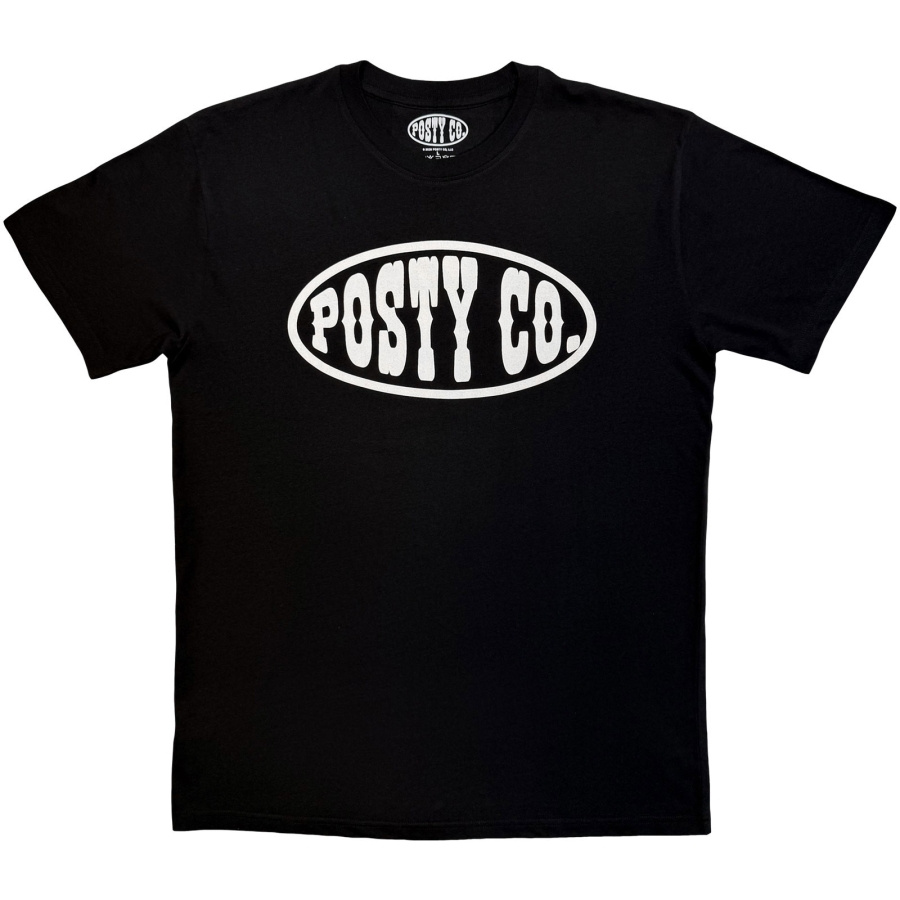 Post Malone - Logo Mono Uni Bl T-Shirt