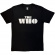 The Who - Block Logo Mono Uni Bl T-Shirt The Who - Block Logo Mono Uni Bl T-Shirt