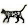 Morrissey - Cat Logo Sticker Morrissey - Cat Logo Sticker